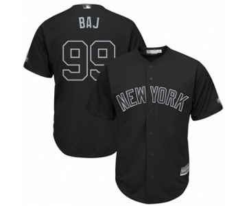 Men's New York Yankees #99 Aaron Judge BAJ Authentic Black 2019 Players Weekend Baseball Jersey