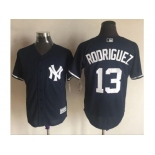 New York Yankees #13 Alex Rodriguez Navy Blue New Cool Base Stitched Baseball Jersey