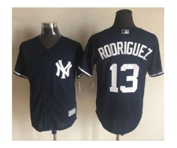 New York Yankees #13 Alex Rodriguez Navy Blue New Cool Base Stitched Baseball Jersey