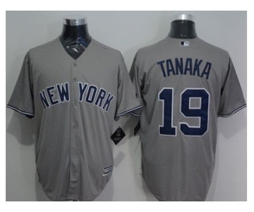 New York Yankees #19 Masahiro Tanaka Grey New Cool Base Stitched Baseball Jersey