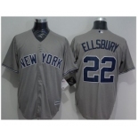 New York Yankees #22 Jacoby Ellsbury Grey New Cool Base Stitched Baseball Jersey