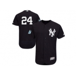 New York Yankees #24 Gary Sanchez Navy 2017 Spring Training Flexbase Authentic Collection Stitched Baseball Jersey