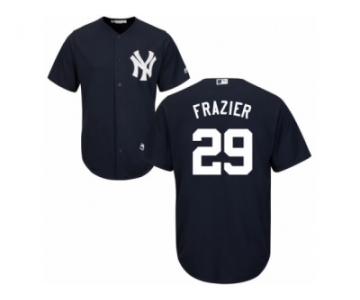 New York Yankees #29 Todd Frazier Replica Navy Blue Alternate MLB Jersey