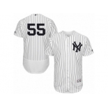 New York Yankees #55 Sonny Gray White Navy Flexbase Authentic Collection MLB Jersey