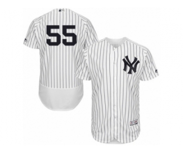 New York Yankees #55 Sonny Gray White Navy Flexbase Authentic Collection MLB Jersey