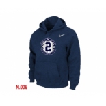 Nike Derek Jeter New York Yankees Official Final Season Commemorative Logo Pullover Hoodie D.Blue