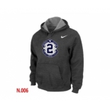 Nike Derek Jeter New York Yankees Official Final Season Commemorative Logo Pullover Hoodie D.Grey