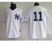 mlb jerseys new york yankees #11 white