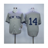 mlb jerseys new york yankees #14 granderson grey