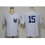 mlb jerseys new york yankees #15 munson white