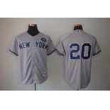 mlb jerseys new york yankees #20 grey[gms]