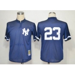 mlb jerseys new york yankees #23 mattingly m&n blue 1995