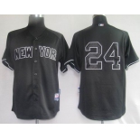 mlb jerseys new york yankees #24 robinson cano black