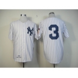 mlb jerseys new york yankees #3 ruth m&n white 1929