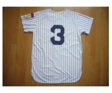 mlb jerseys new york yankees #3 ruth m&n white 1935