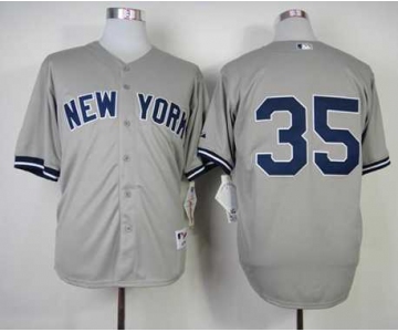 mlb jerseys new york yankees #35 mussina grey