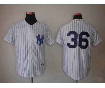 mlb jerseys new york yankees #36 blank white