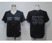 mlb jerseys new york yankees #55 black (2011 new)