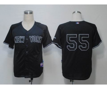 mlb jerseys new york yankees #55 black (2011 new)