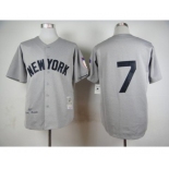 mlb jerseys new york yankees #7 mantle grey[m&n 1951]