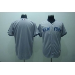 mlb jerseys new york yankees blank grey(2010)