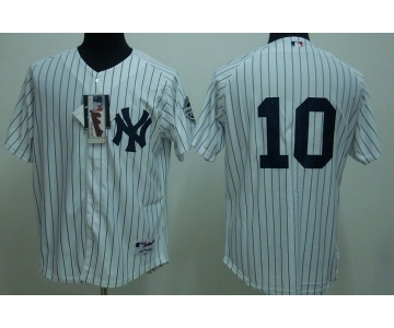 mlb new york yankees #10 rizzuto white(2009 logo)