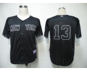 mlb new york yankees #13 rodriguez black 2010