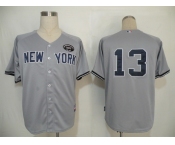 mlb new york yankees #13 rodriguez grey[gms]