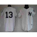 mlb new york yankees #13 rodriguez white(2009 logo)