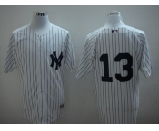 mlb new york yankees #13 rodriguez white(2010)