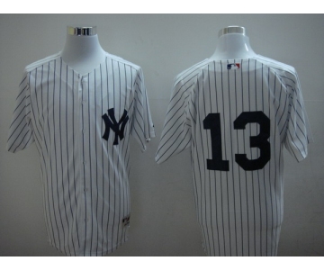 mlb new york yankees #13 rodriguez white(2010)