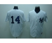 mlb new york yankees #14 granderson white