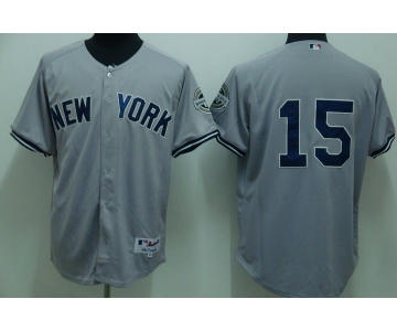 mlb new york yankees #15 munson grey(2009 logo)