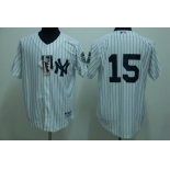 mlb new york yankees #15 munson white(2009 logo)