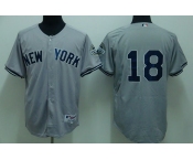 mlb new york yankees #18 damon grey(2009 logo)