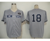 mlb new york yankees #18 pinstripe grey[gms]