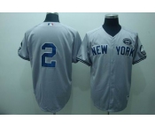 mlb new york yankees #2 jeter grey (gms the boss)