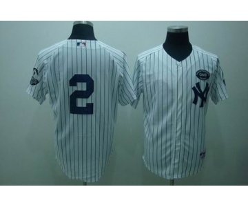 mlb new york yankees #2 jeter white (gms the boss)