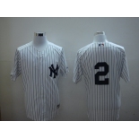 mlb new york yankees #2 jeter white(2010)