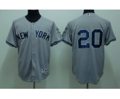 mlb new york yankees #20 posada grey(2009 logo)