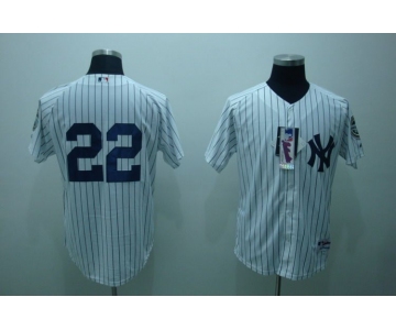 mlb new york yankees #22 winn white(2009 logo)