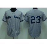 mlb new york yankees #23 mattingly grey(2009 logo)