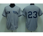 mlb new york yankees #23 mattingly grey(2009 logo)