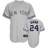 mlb new york yankees #24 cano grey(2010)