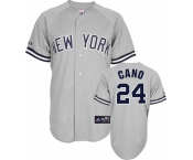 mlb new york yankees #24 cano grey(2010)