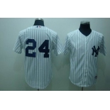 mlb new york yankees #24 cano white 2010