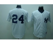 mlb new york yankees #24 cano white 2010