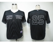 mlb new york yankees #25 teixeira black 2010