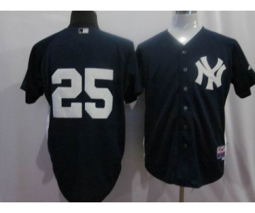 mlb new york yankees #25 teixeira dk.blue[2011 home cool base]