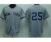 mlb new york yankees #25 teixeira grey(2009 logo)